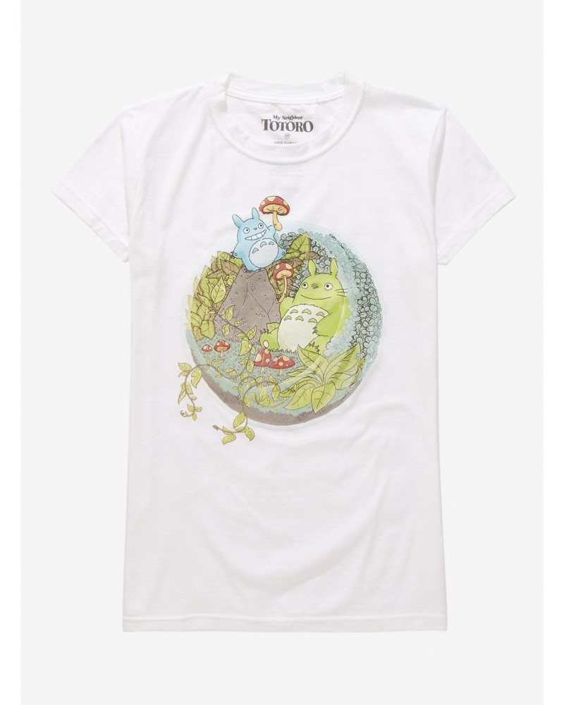 Studio Ghibli My Neighbor Totoro Terrarium Girls T-Shirt $10.46 T-Shirts