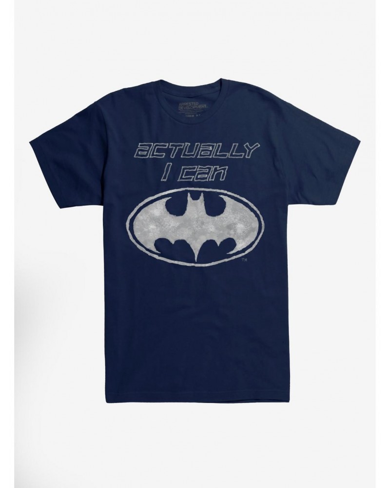 DC Comics Batman Actually I Can T-Shirt $9.18 T-Shirts